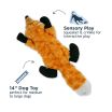 Tall Tails Stuffless Squeaker Dog Toy Fox