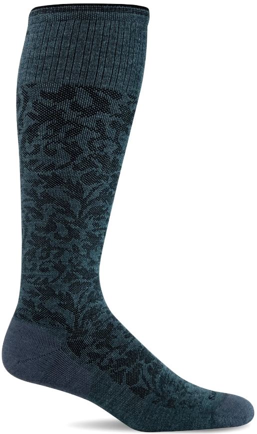 Sockwell Damask Blueridge