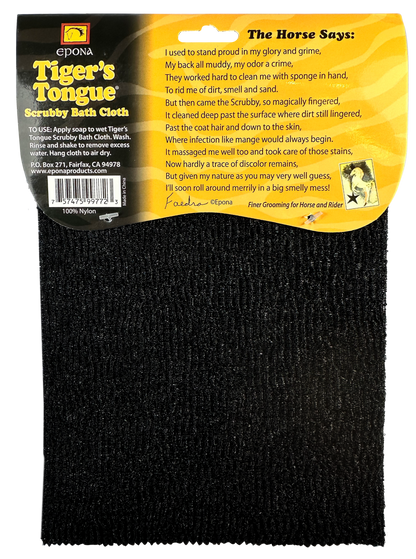 Epona Tigers Tongue Scrubby Bath Cloth