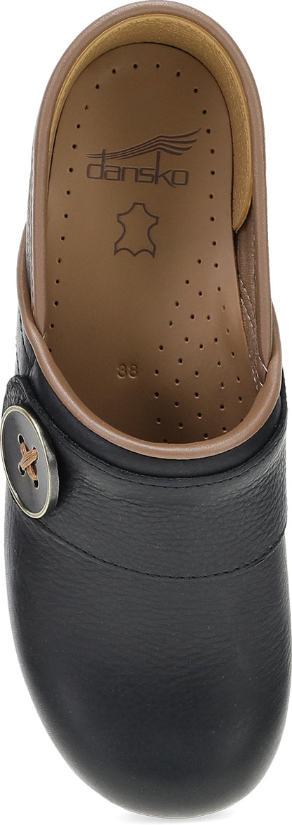 Dansko Professional Button Clog Black