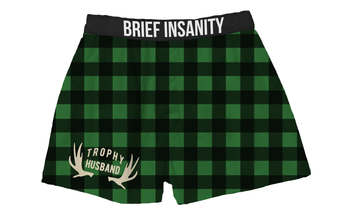 Brief Insanity Trophy Husband Boxers
