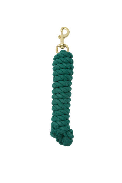 Weaver 10' Cotton Lead Rope with Brass Snap