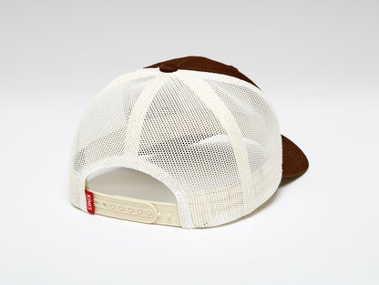 Kimes Ranch Roll Trucker Hat Brown