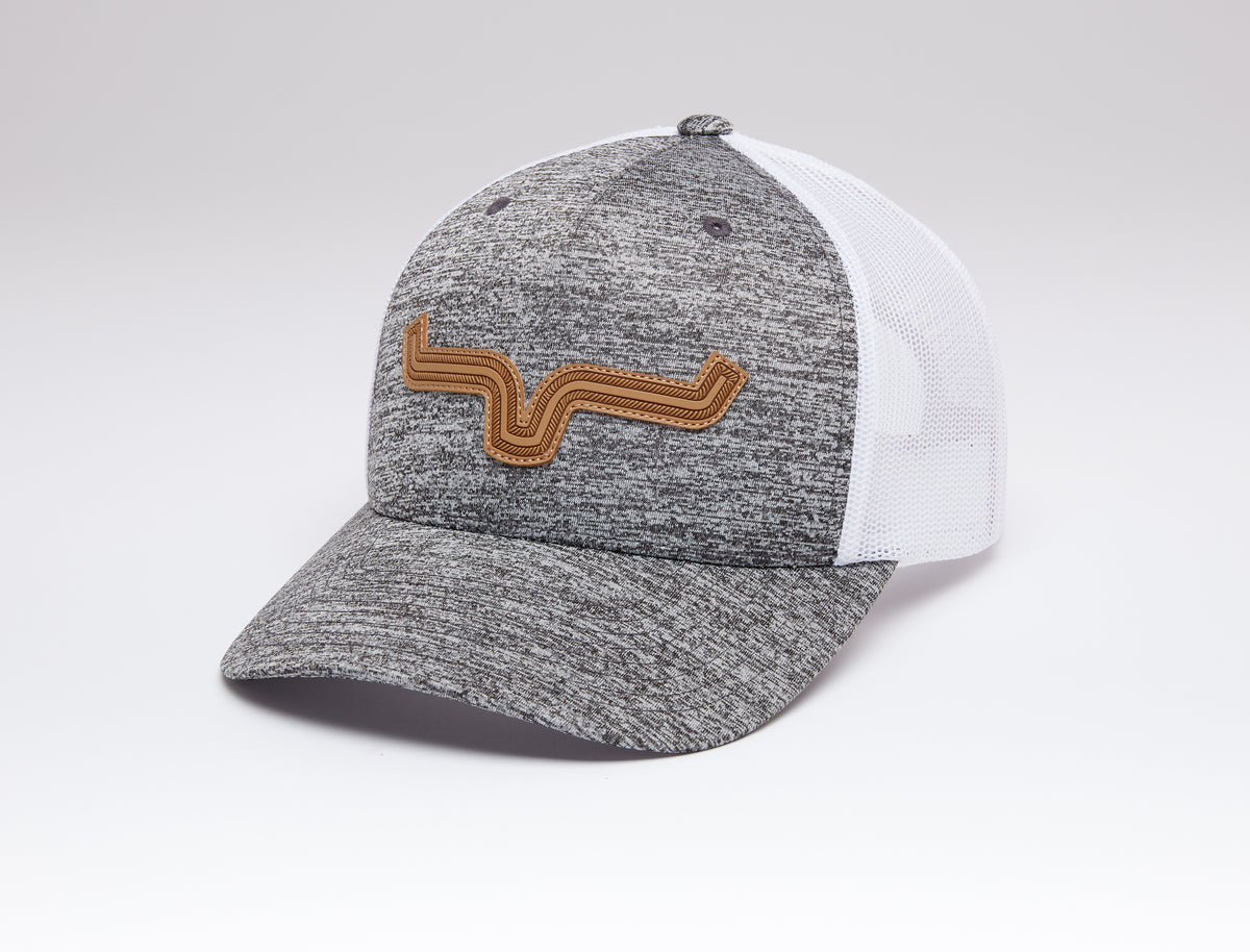 Kimes Ranch Roped LP Trucker Grey Heather