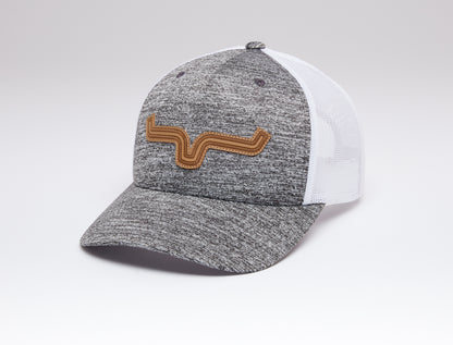 Kimes Ranch Roped LP Trucker Grey Heather