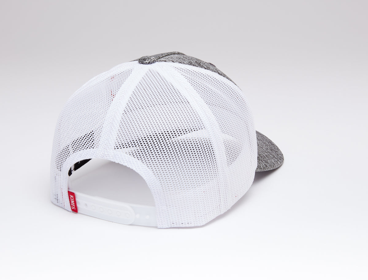Kimes Ranch Roped LP Trucker Grey Heather