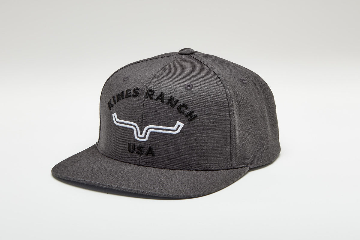 Kimes Ranch Arched Truck Hat Charcoal
