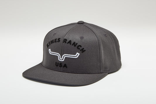 Kimes Ranch Arched Truck Hat Charcoal
