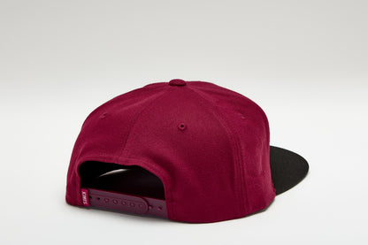 Kimes Ranch Arched Truck Hat Dark Red