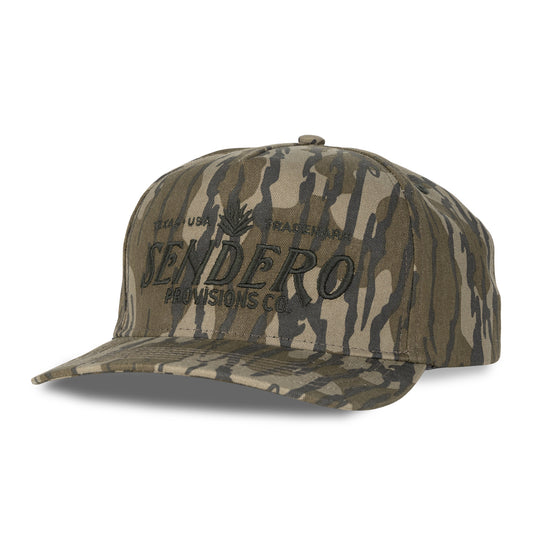 Sendero Logo Hat Mossy Oak Bottomlands Camo
