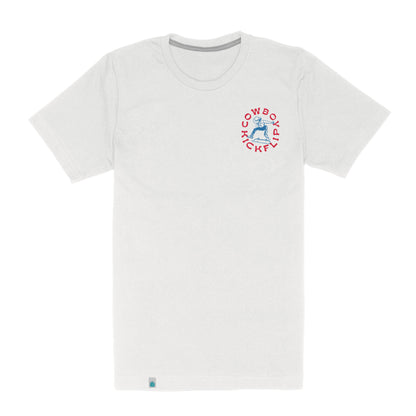 Sendero Cowboy Kickflip Tee Vintage White