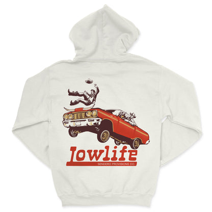 Sendero Low Life Hoodie Vintage White