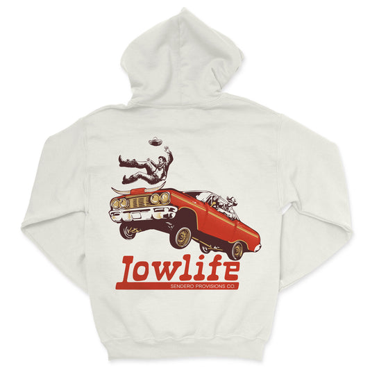 Sendero Low Life Hoodie Vintage White