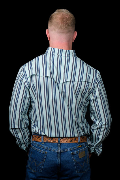 Ferrell The Jackson Long Sleeve Snap Blue