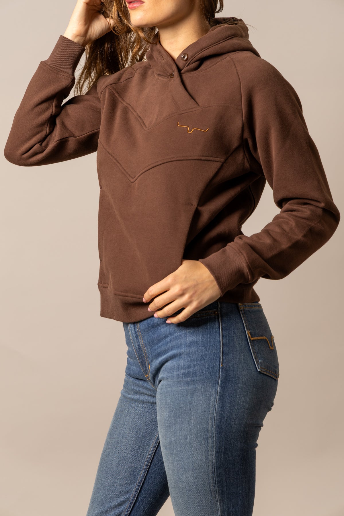 Kimes Ranch Ella Hoodie Brown