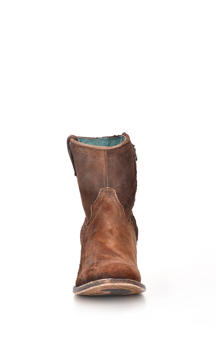 Corral Choclate Lamb Bootie