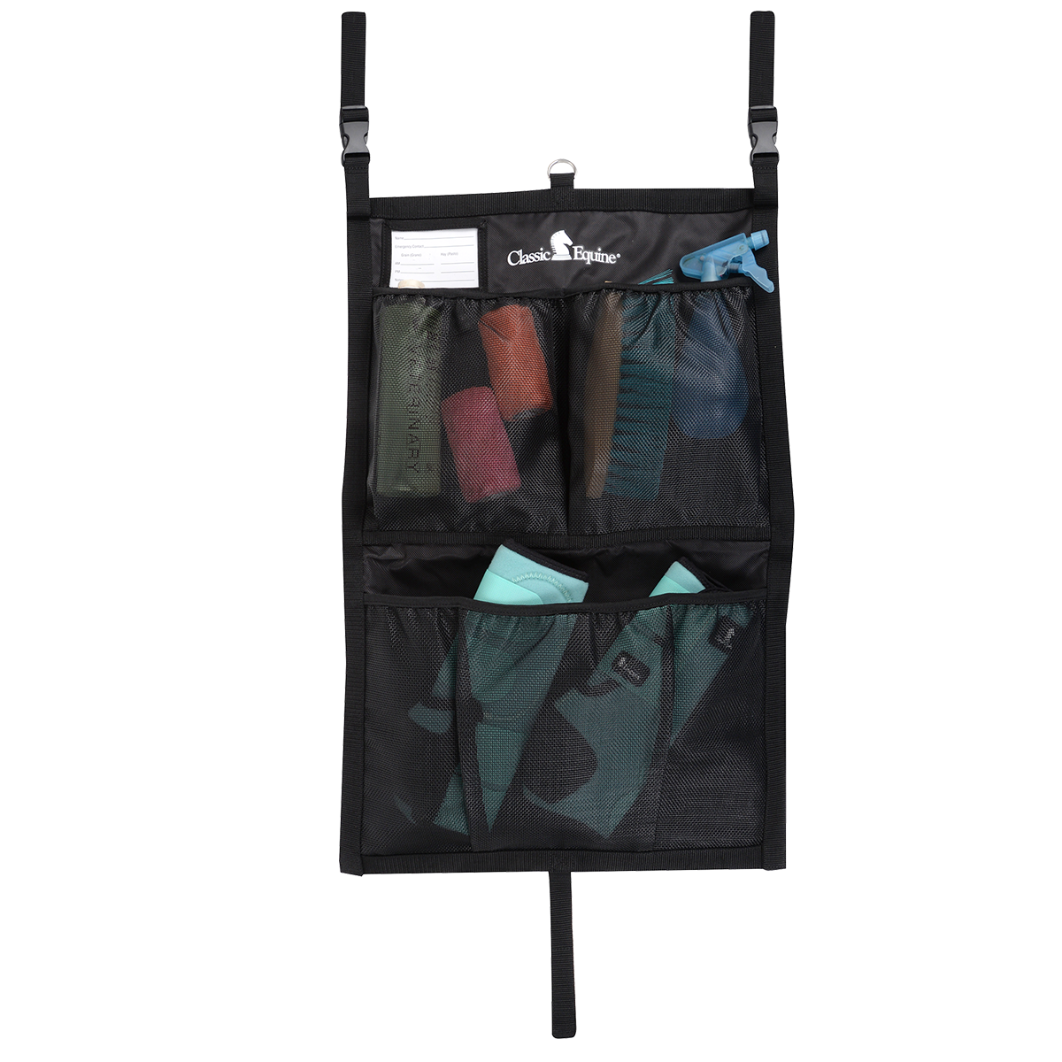 Classic Equine Black Stall Front Bag
