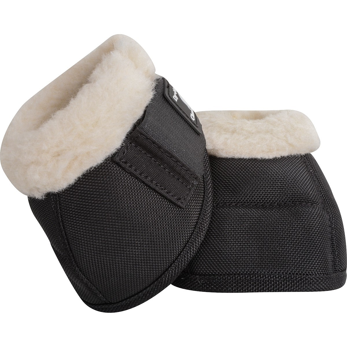 Classic Equine Dyno Turn Bell Boots Fleece Black