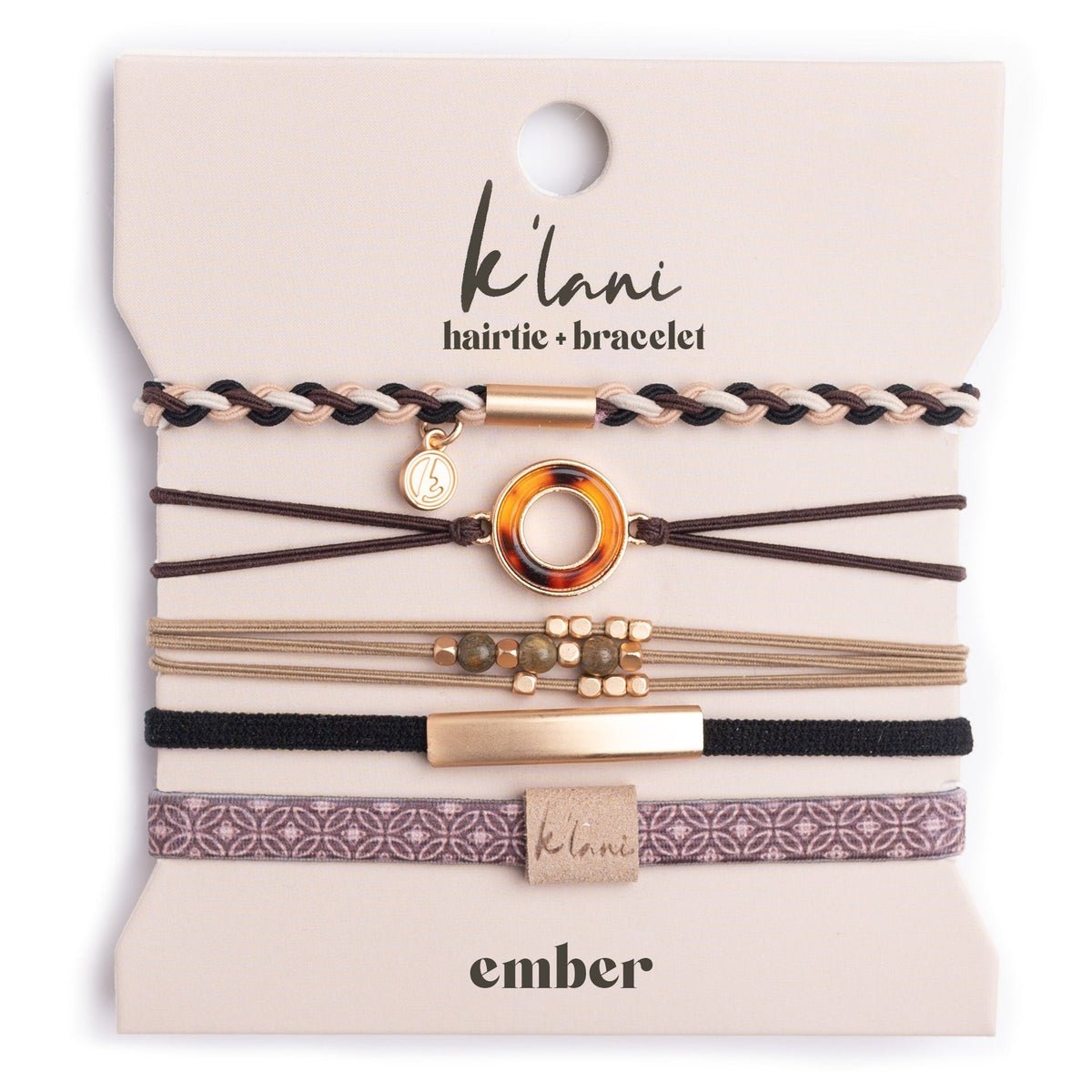 K'lani Bracelet/Hair Tie Ember
