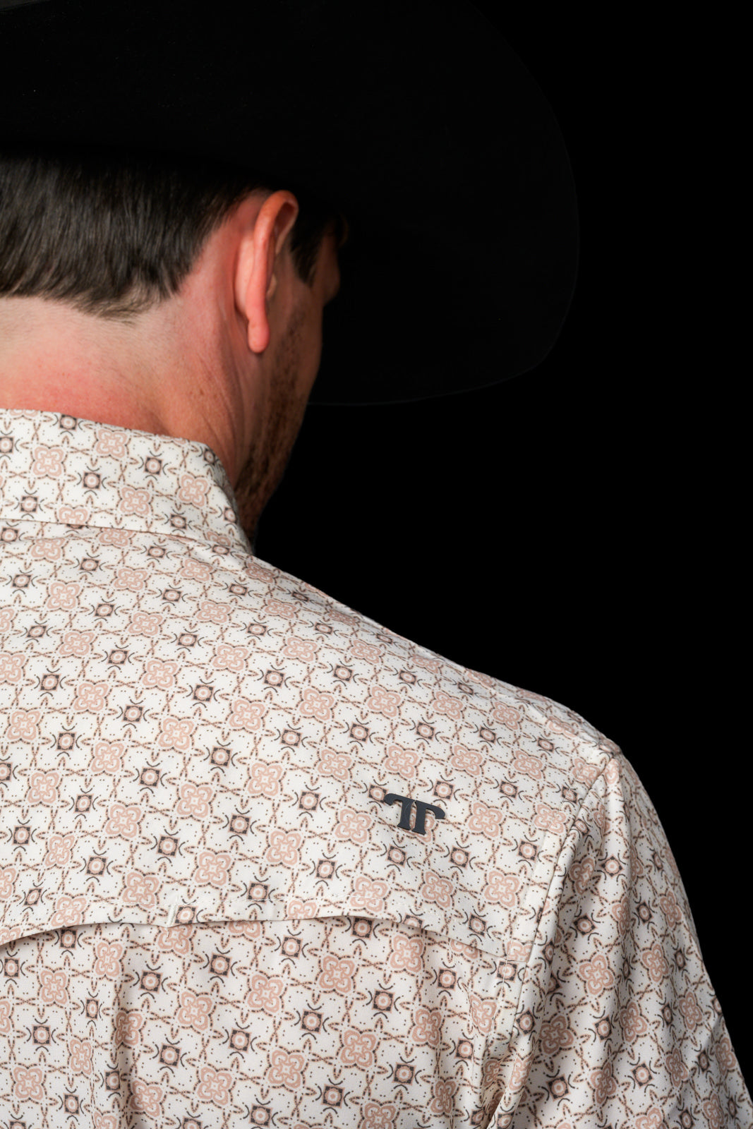 Ferrell The Callen Short Sleeve Snap Shirt Cream