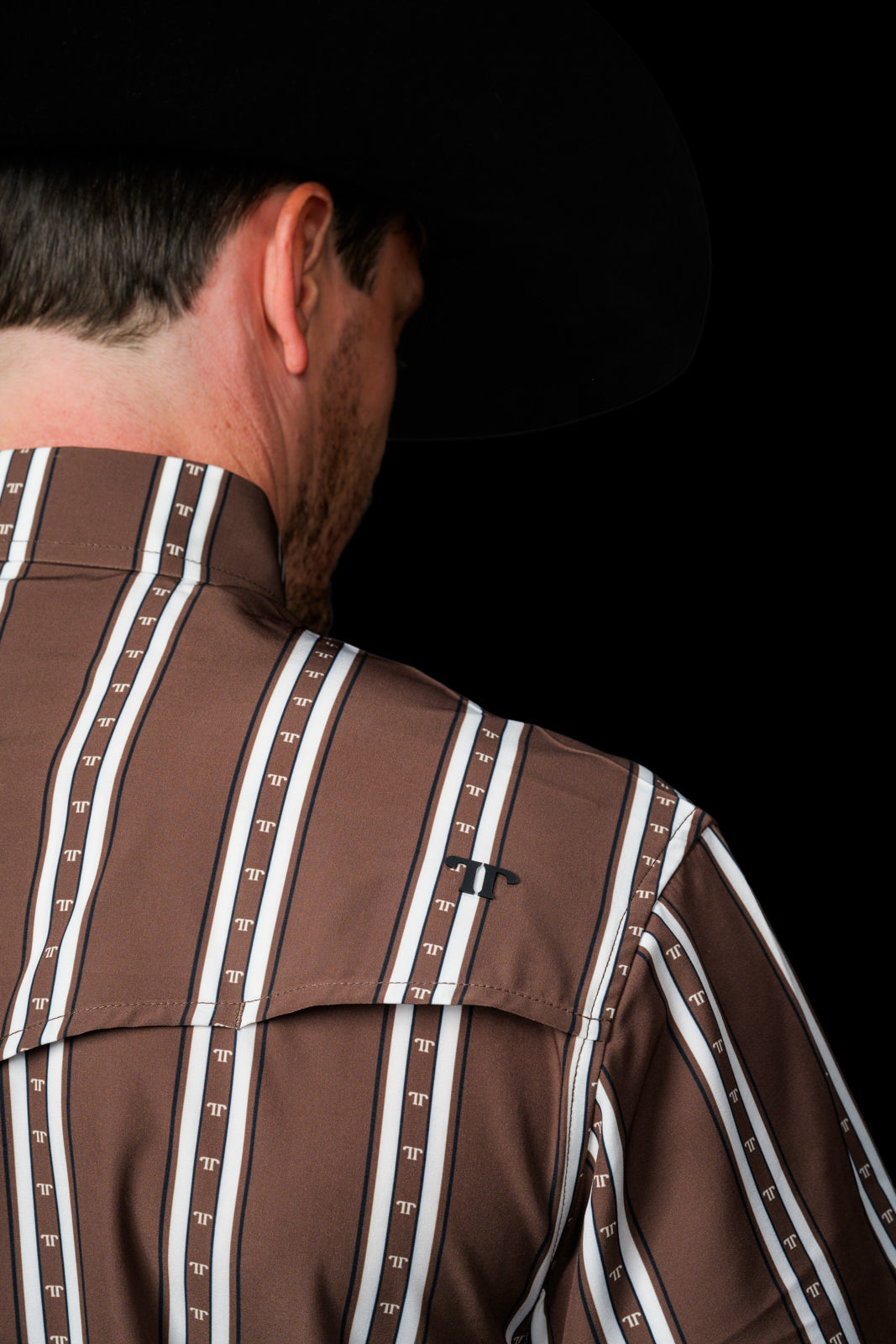 Ferrell The Tucker Short Sleeve Snap Shirt Brown