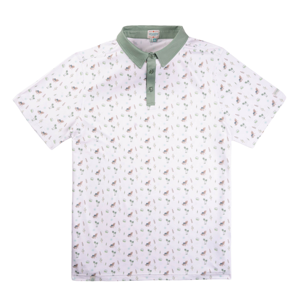 Sendero High Noon Performance Polo Oasis