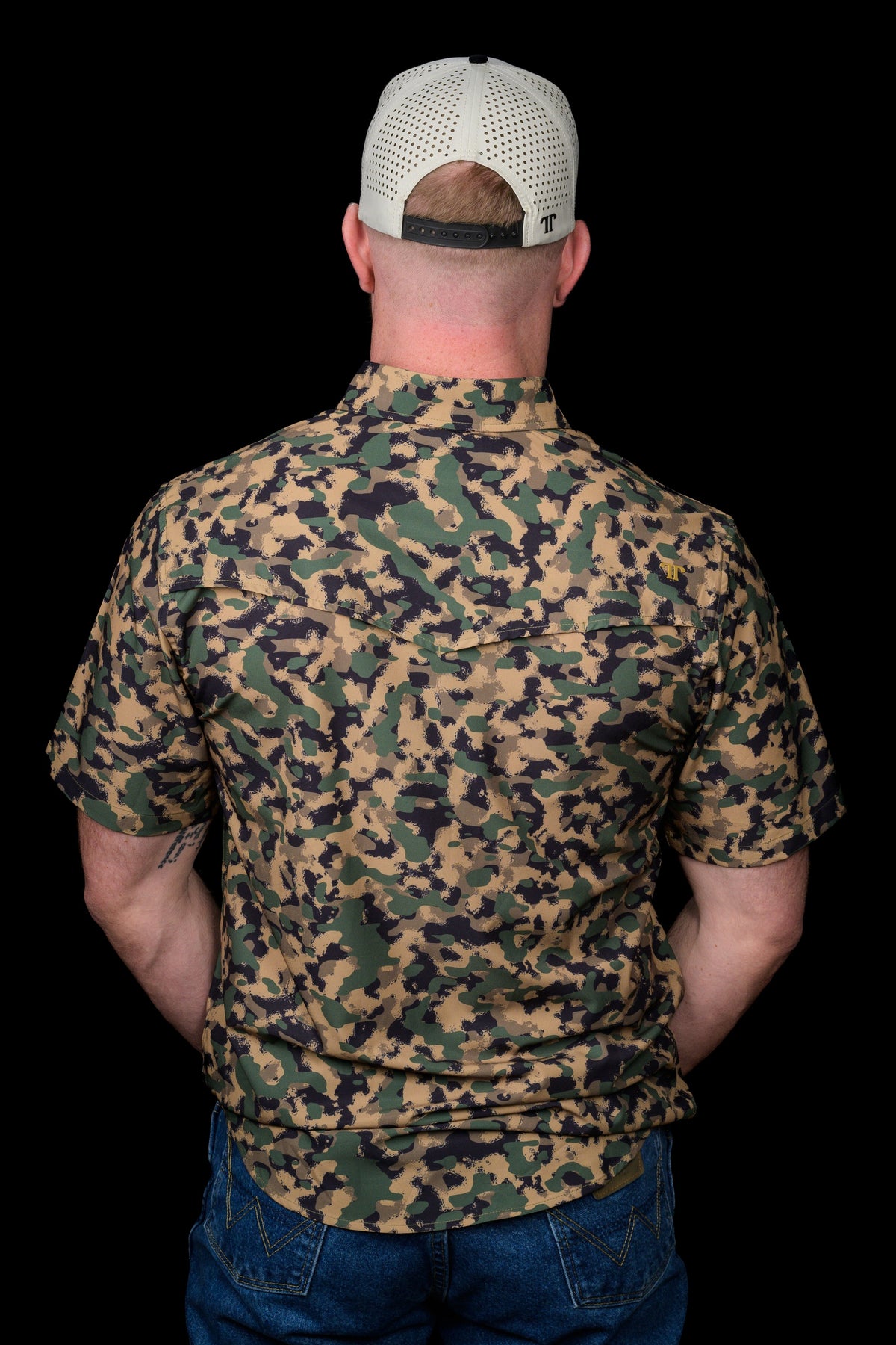 Ferrell Camo Short Sleeve Snap Shirt
