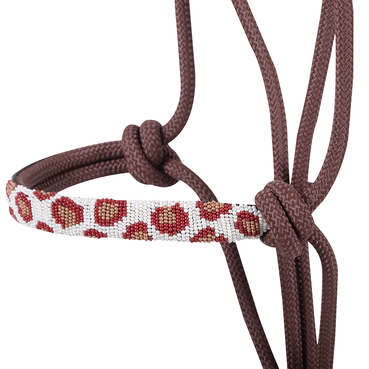 Cashel Beaded Wave Rope Halter with 9' Lead
