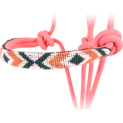 Cashel Beaded Wave Rope Halter with 9' Lead