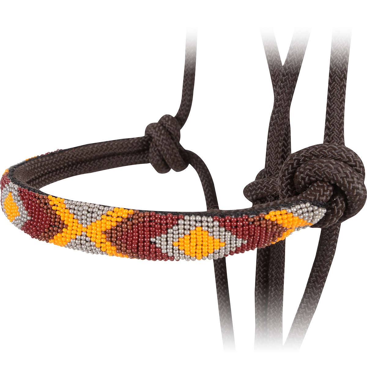 Cashel Beaded Wave Rope Halter with 9' Lead