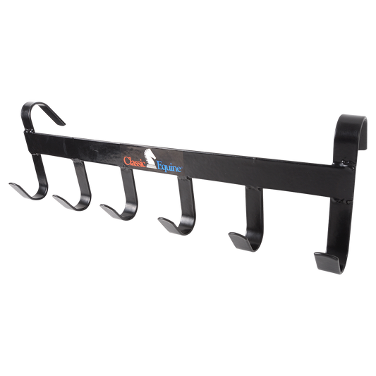 Classic Equine 6 Hook Bridle Hanger Black