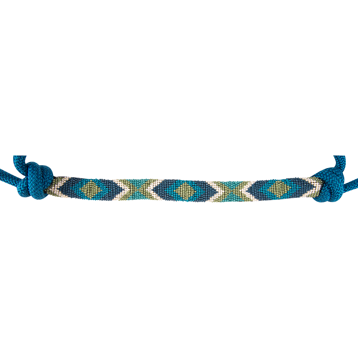 Cashel Beaded Wave Rope Halter with 9' Lead
