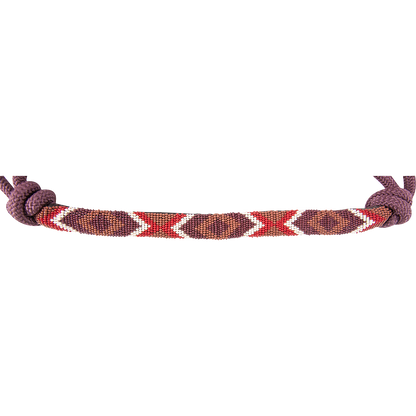Cashel Beaded Wave Rope Halter with 9' Lead