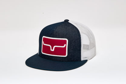 Kimes Ranch Banner Ventilated Hat Denim
