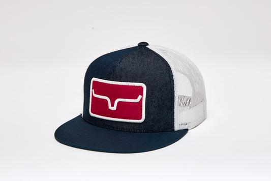 Kimes Ranch Banner Ventilated Hat Denim