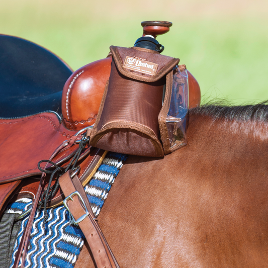 Cashel Canvas Pommel Saddle Bag Bottle Holder and GPS Case