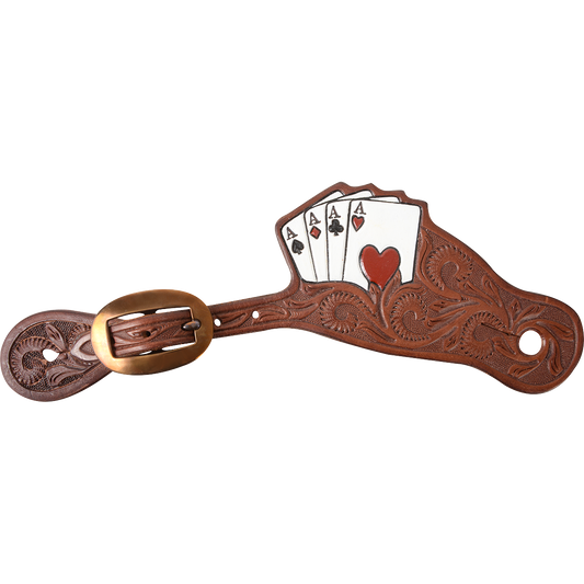 Martin Chocolate Skirting Card Suite Spur Straps