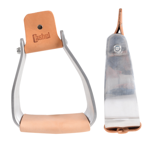 Cashel Aluminum Slanted Stirrup 3 Inch Deep