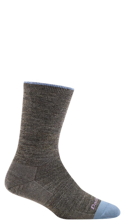 Darn Tough Solid Basic Crew Lightweight Taupe