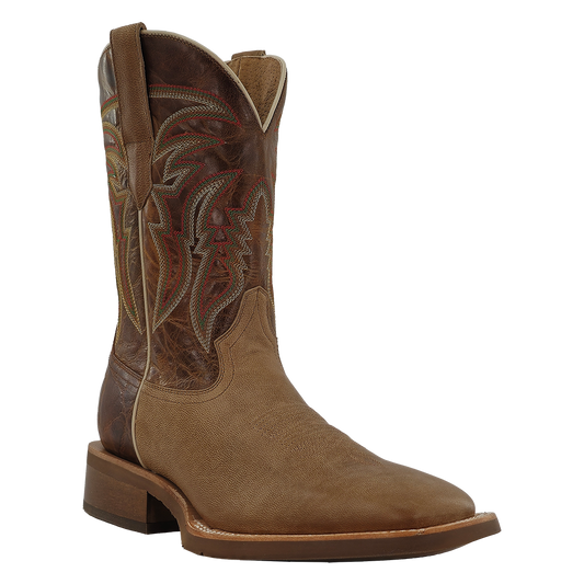 R Watson Sand Cowhide / Caramel Cowhide Square