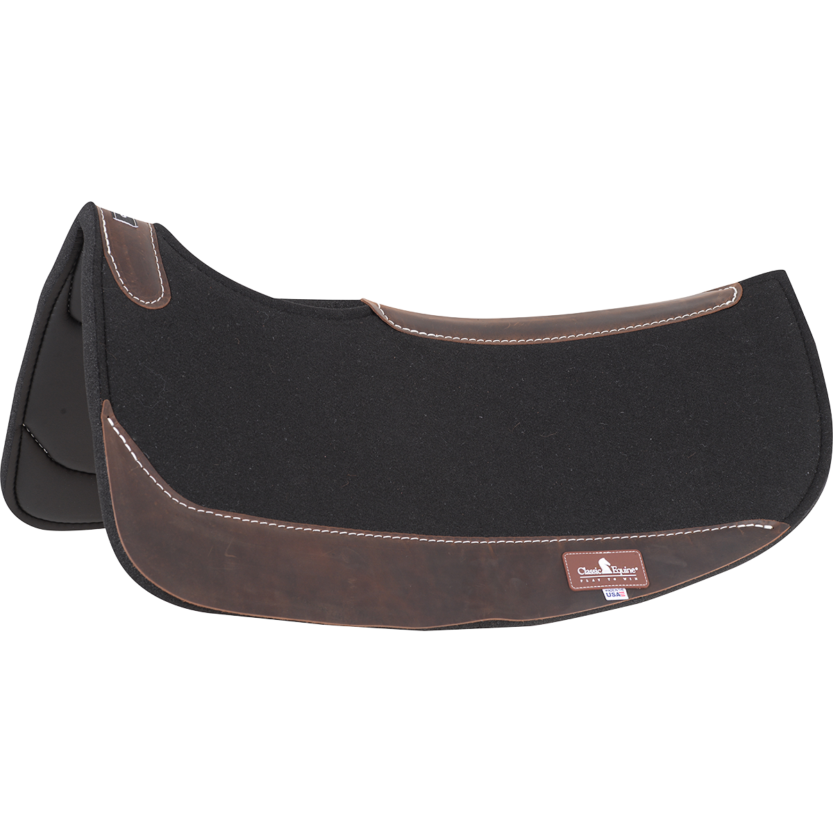 Classic Equine Contour Barrel Pad Black