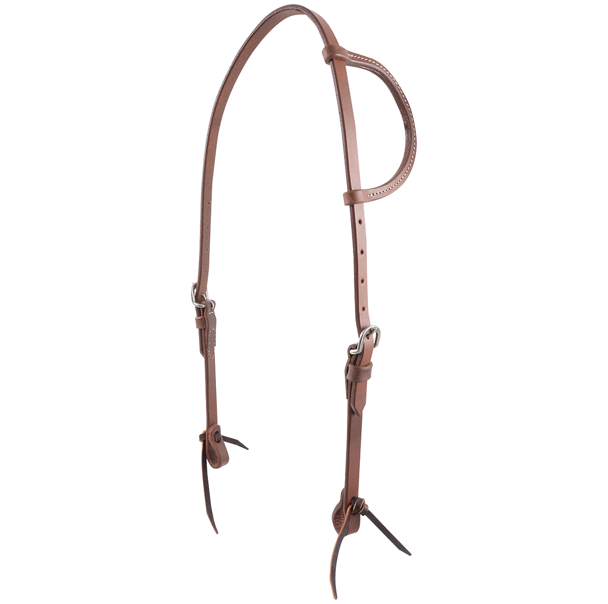 Cashel Harness Slip Ear Headstall Chocolate