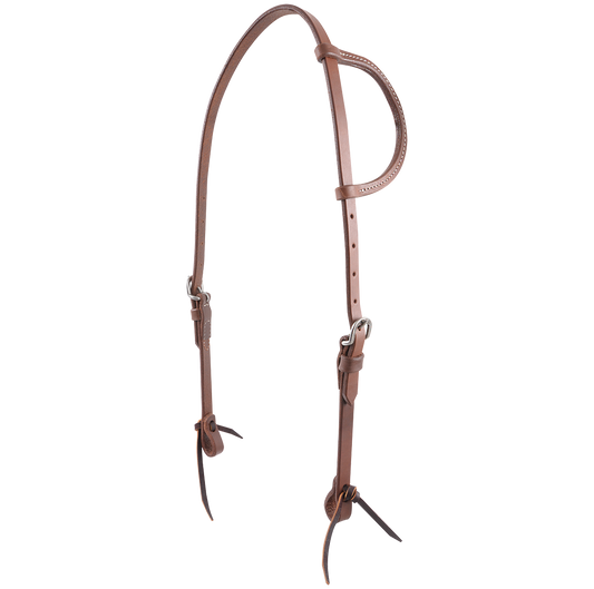 Cashel Harness Slip Ear Headstall Chocolate