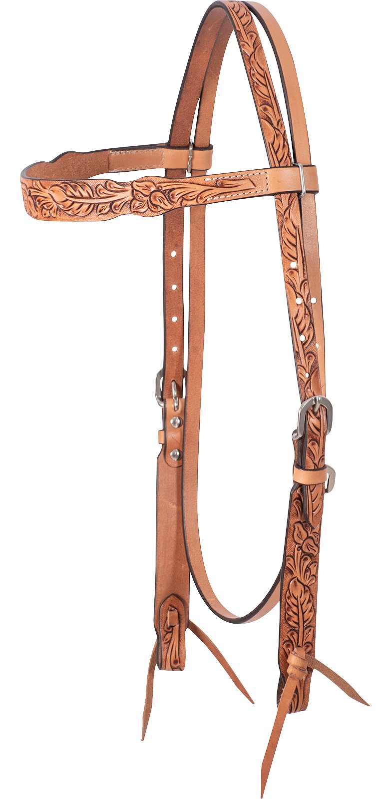 Cashel Antique Leaf Browband Headstall