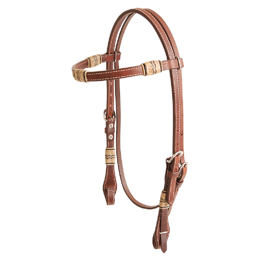Cashel Rawhide Trim Browband Headstall