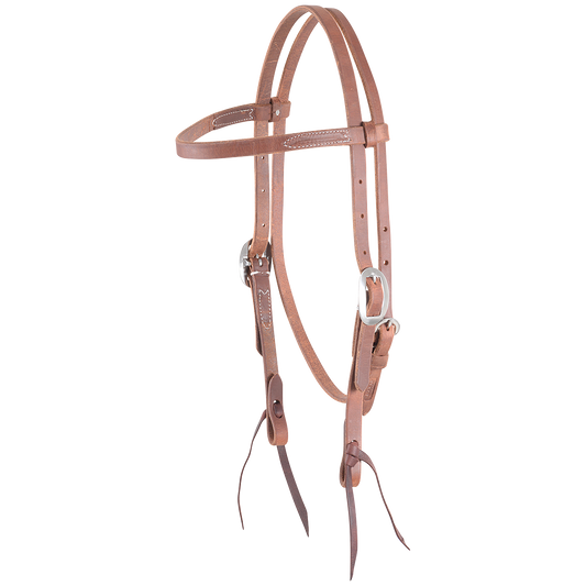 Martin Herman Oak Harness Leather Browband Headstall