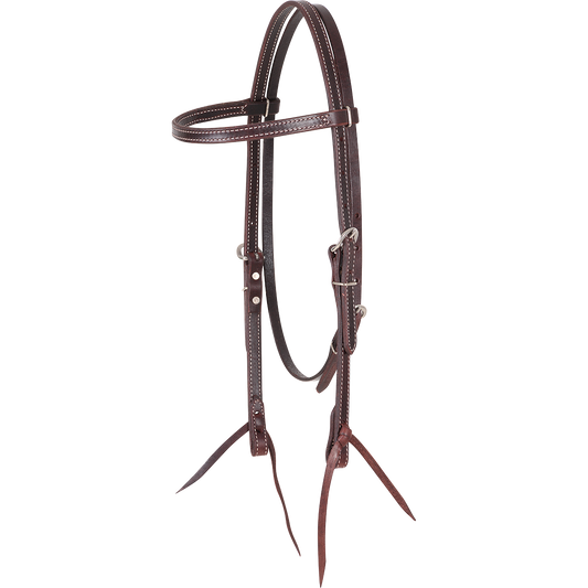 Martin 5/8" Doubled and Stitched Latigo Browband Headstall