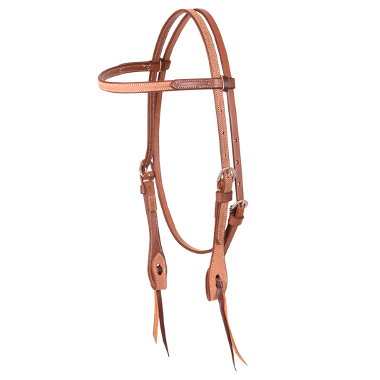 Martin Natural Roughout Leather Browband Headstall