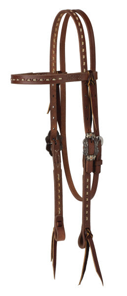 Weaver Buckstitch Headstall Straight Brow