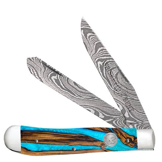 Whiskey Bent Acrylic Damascus Spring Branch Trapper